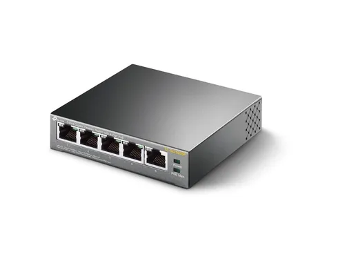 TP-Link TL-SG1005P | Přepínač | 5x RJ45 1000Mb/s, 4x PoE, Desktop Ilość portów PoE4x [802.3af/at (1G)]

