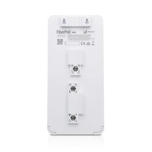 Ubiquiti F-POE-G2 | Conversor de mídia | FiberPoE Gen 2, 1x SFP, 1x RJ45 1000Mb / s Rodzaj złącza światłowodowegoSlot SFP