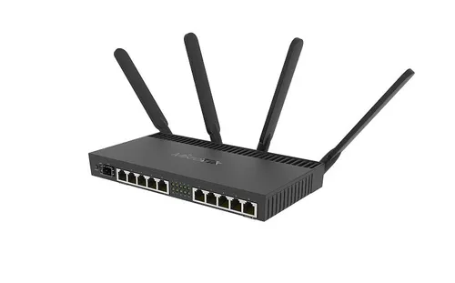 Mikrotik RB4011iGS+5HacQ2HnD-IN | Router WiFi | Dual Band 1733Mb/s, 10x RJ45 1000Mb/s, 1x SFP+ Głębokość produktu120