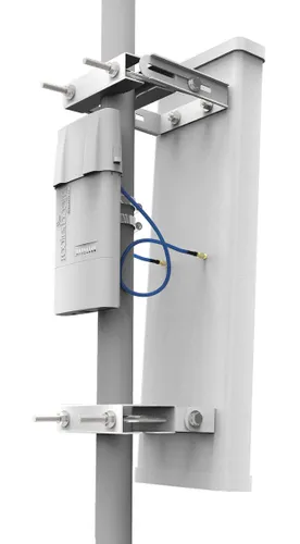 MikroTik BaseBox 6 | Klientské zařízení | RB912UAG-6HPnD-OUT, 6GHz, 1x RJ45 1000Mb/s, 1x miniPCIe, 1x USB Ilość portów LAN1x [10/100/1000M (RJ45)]
