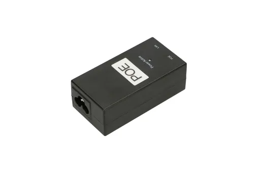 Extralink POE-24-12W | Zasilacz PoE | 24V, 0,5A, 12W, kabel w zestawie Funkcje ochrony zasilaniaPrzeładowanie, Krótkie spięcie