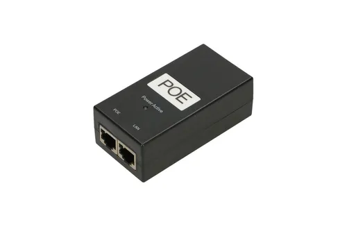 Extralink POE-48-24W | Zasilacz PoE | 48V, 0,5A, 24W, kabel w zestawie Częstotliwość danych wejściowych50/60