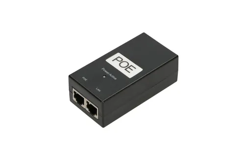 Extralink POE-24-24W-G | Zasilacz PoE | 24V, 1A, 24W, Gigabit, kabel w zestawie Częstotliwość danych wejściowych50/60