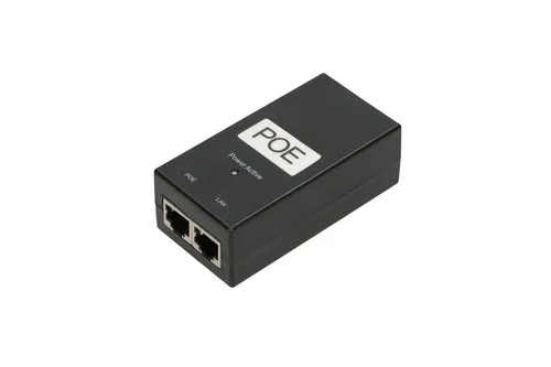 Extralink POE-24-24W-G | PoE Güç kaynagi | 24V, 1A, 24W, Gigabit, AC Kablo içeriyor Częstotliwość danych wejściowych50/60