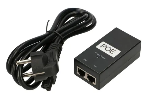 Extralink POE-24-24W-G | PoE блок питания | 24V, 1A, 24W, Gigabit, с кабелем Ilość na paczkę1