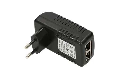 Extralink POE-24-12W | PoE Power supply | 24V, 0.5A, 12W, wall plug Diody LEDStatus