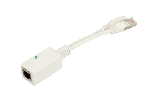 Extralink 1 Port | PoE инжектор Gigabit Ethernet | 1x RJ45, 1x Jack, Gigabit 1000Mb/s, Кабель 0