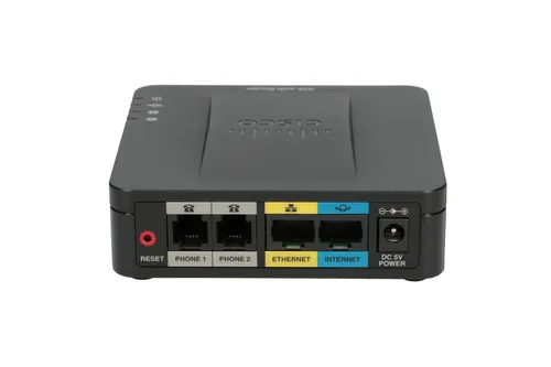 Cisco SPA122 | VoIP Gateway | 2x RJ11, 1x RJ45, Official partner Filtrowanie adresów MACTak