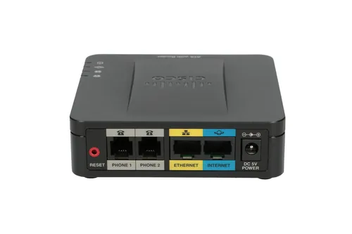 Cisco SPA122 | Brána VoIP | 2x RJ11, 1x RJ45 - Oficiální partner Filtrowanie adresów MACTak