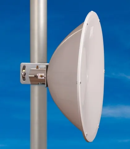 Jirous JRC-24DD MIMO | Antena parabólica | 4,9 - 6,4 GHz, 24,5 dBi, 2x N-Femea, pacote de 2 Typ antenyKierunkowa