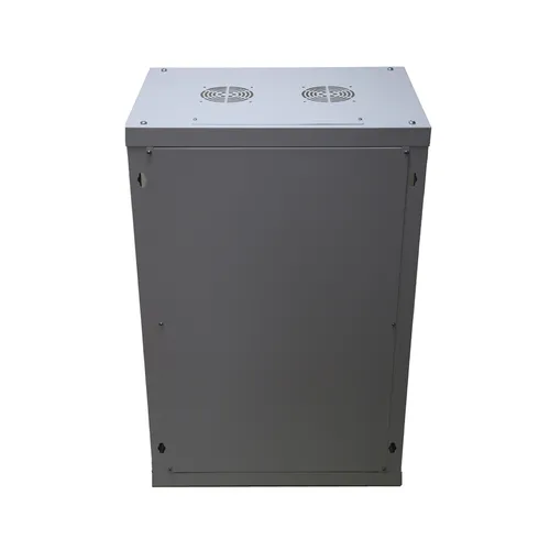 Extralink 15U 600x600 Gray | Rackmount cabinet | wall mounted Konstrukcja drzwi przednichSzkło/stal