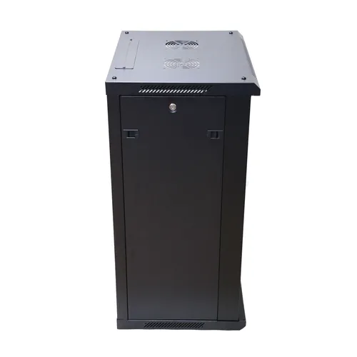 Extralink 18U 600x450 Schwarz | Rackmount-Schrank | Wandmontage KolorCzarny