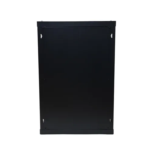 Extralink 18U 600x450 Black | Rackmount cabinet | wall mounted Konstrukcja drzwi przednichSzkło/stal