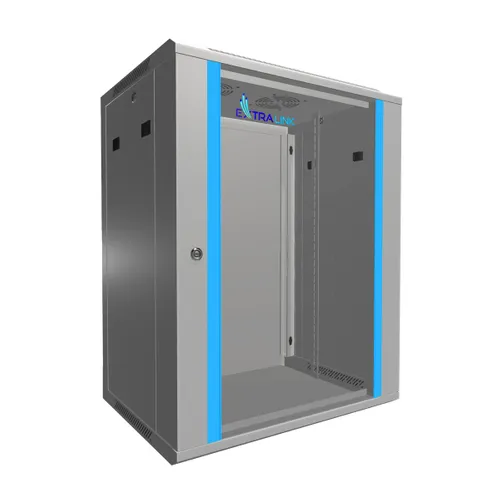 Extralink 15U 600x450 Šedá | Racková skříň | montovaná na zdi Wysokość szafy15U