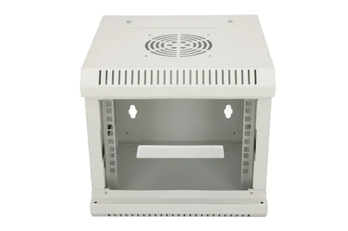 Extralink 4U 10" Gray | Rackmount cabinet | wall-mounted Konstrukcja drzwi tylnychMetal