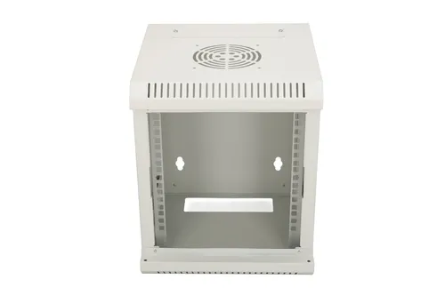 Extralink 6U 10" Grau | Rackmount-Schrank | Wandmontage Konstrukcja panelu bocznegoStal