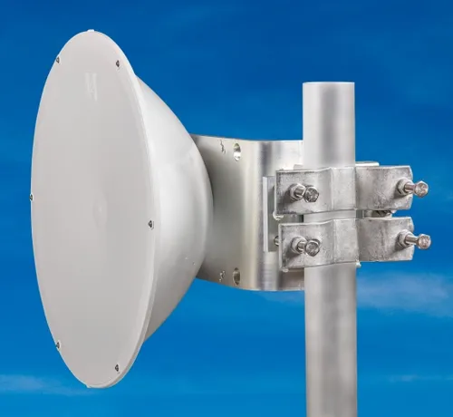 Jirous JRMD-400 10/11 | párabolická anténa | 10.1 11.7GHz, 30dBi, věnovaná pro Mimosa B11 Częstotliwość anteny10 GHz - 12 GHz