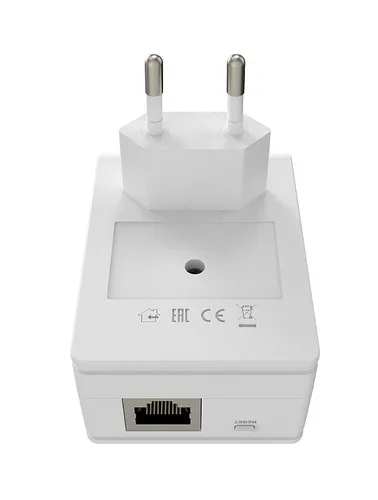 MikroTik PWR-LINE AP (EU plug) | Power Line | PL7411-2nD, 300Mb/s, 2,4GHz, 1x RJ45 100Mb/s Standardy sieci bezprzewodowejIEEE 802.11n