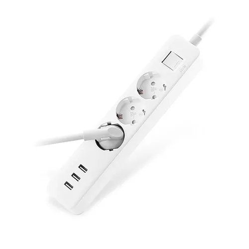 Xiaomi Mi Steckdosenleiste | Steckdosenleiste | 3 Steckdosen, 3x USB (5V, 2A) Długość kabla1,4