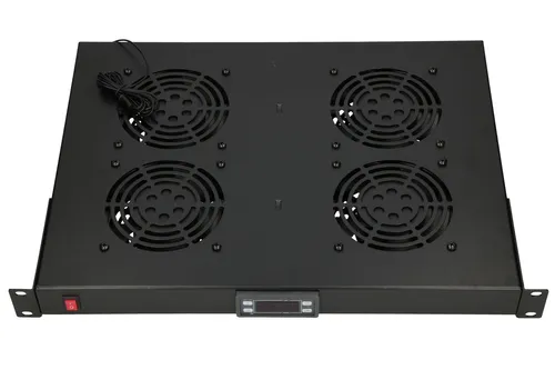 Extralink | Painel de ventilador | 19 ", 4 ventiladores, com termostato Głębokość opakowania510