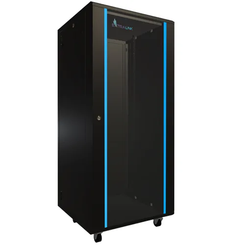 Extralink 27U 600x600 Černá | Racková skříň | stojící Wysokość szafy27U