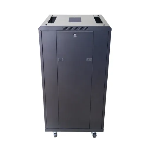 Extralink 27U 600x600 Black | Rackmount cabinet | standing Kolor produktuCzarny
