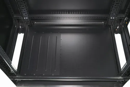 Extralink 32U 600x600 Black | Rackmount cabinet | standing Konstrukcja drzwi przednichSzkło hartowane