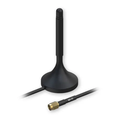 Teltonika 003R-00230 | WiFi-Antenne | Magnetisch, 3dBi, 1,5m Kabel, RP-SMA Częstotliwość anteny2.4 GHz