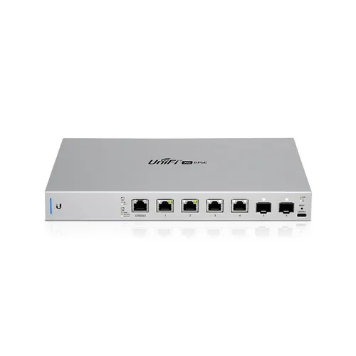 Ubiquiti US-XG-6POE | Switch | UniFi, 4X RJ45 10Gb/s, 2x SFP+, PoE++ Ilość portów LAN4x [1/10G (RJ45)]
