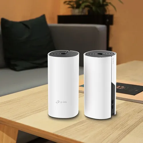TP-Link Deco M4 2-Pack | Roteador Wi-Fi | MU-MIMO, AC1200, Dual Band, Mesh, 4x RJ45 1000Mb/s Częstotliwość Wi-FiDual-band (2.4 GHz/5 GHz)