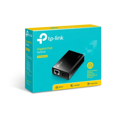 TP-Link TL-POE10R | Splitter PoE | 2x RJ45 1000Mb/s, IEEE 802.3af Dopuszczalna wilgotność względna5 - 90