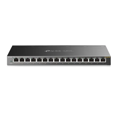 TP-Link TL-SG116E | Коммутатор | 16x RJ45 1000Mb/s, Unmanaged Standard sieci LANGigabit Ethernet 10/100/1000 Mb/s