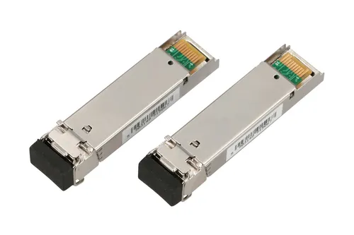 Extralink SFP WDM 1.25G 1310/1550nm | SFP mödül | Tekli mod, 20km, LC, DDM,  Çift,HP/Aruba için özel Moduł SFP - prędkość portu1,25 Gbps