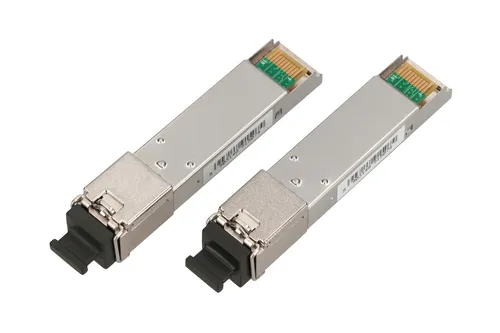 Extralink SFP 1.25G | SFP WDM Module | 1,25Gbps, 1310/1550nm, single mode, 3km, SC, DOM, pair, dedicated for HP/Aruba Moduł SFP - prędkość portu1,25 Gbps