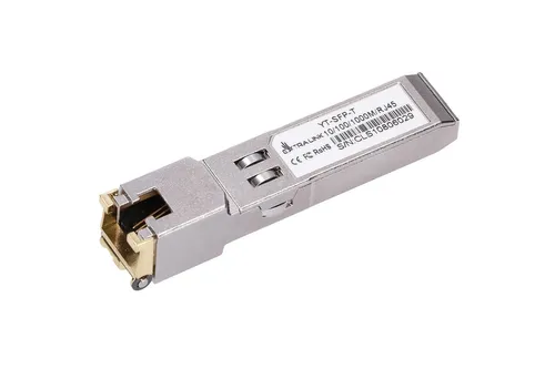 Extralink SFP 1.25G | SFP zu RJ45-Modul | 1,25Gbps, 1000BASE-T, 100m, für HP/ARUBA Dystans transmisjiPoniżej 1km