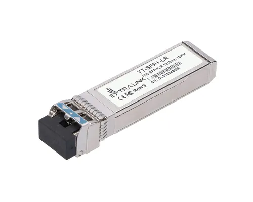 Extralink SFP+ 10G | Moduł SFP+ | 10Gbps, LC/UPC, 1310nm, 10km, single mode, DOM, dedykowany dla HP/ARUBA Dystans transmisji4-20km