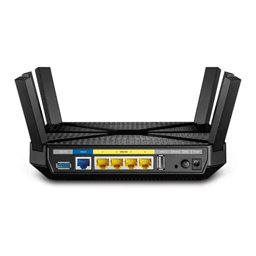 TP-Link Archer C4000 | Router Wi-Fi | AC4000, MU-MIMO, Tri-Band, 5x RJ45 1000Mb/s, 2x USB CertyfikatyFCC, CE, CE DFS