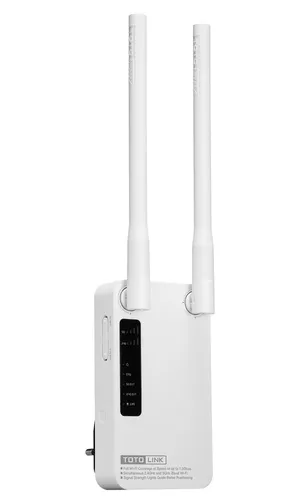 Totolink EX1200M | WiFi Extender | AC1200, Dual Band, 1x RJ45 100Mb/s, 2x 5dBi Częstotliwość pracyDual Band (2.4GHz, 5GHz)