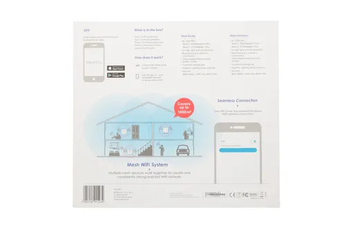 Extralink Dynamite | Sistema mesh 3in1 | AC2100, MU-MIMO, Sistema mesh domestico WiFi Kolor produktuNiebieski, Biały