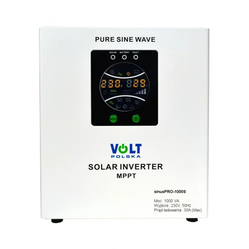 VOLT SINUS PRO 1000 S 12V 10A | Nouzový napájecí zdroj | 1000W, s solárním regulátorem MPPT Moc UPS (VA)1000