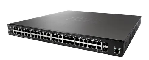 Cisco SG350XG-48T | Switch | 46x 10Gigabit Ethernet, 2x 10G Combo(RJ45/SFP+), Stackovatelný Ilość portów LAN46x [1/10G (RJ45)]
