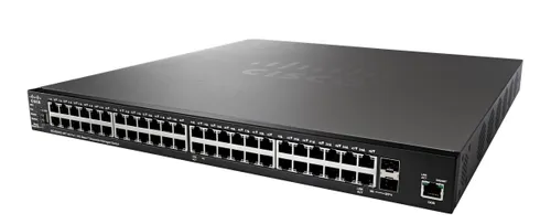 Cisco SG350XG-48T | Switch | 46x 10Gigabit Ethernet, 2x 10G Combo(RJ45/SFP+) Ilość portów LAN46x [1/10G (RJ45)]
