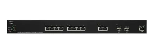 Cisco SG350XG-2F10 | Schalter | 10x 10Gigabit Ethernet, 2 x 10G SFP+ Uplink, stapelbar Ilość portów WAN2x SFP+ (10G)