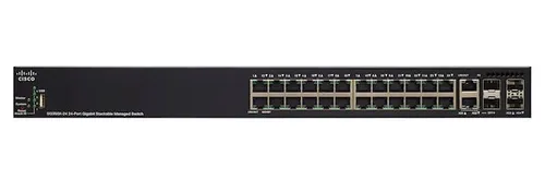 Cisco SG350X-24MP | PoE Switch | 24x Gigabit RJ45 PoE, 2x 10G Combo(RJ45/SFP+), 2x SFP+, 382W PoE, Stackable Ilość portów PoE24x [802.3af/at (1G)]
