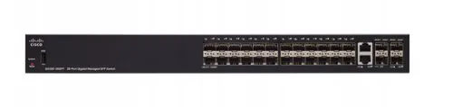 Cisco SG350-28SFP | SFP Switch | 24x SFP, 2x Combo(RJ45/SFP) + 2x SFP, Yönetilen Ilość portów LAN2x [1G Combo (RJ45/SFP)]
