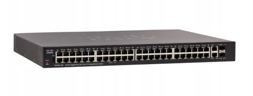 Cisco SG250X-48P | Switch PoE | 48x 1000Mb/s PoE/PoE+, 382W, 2x 10Gb/s, 2x SFP+, Zarządzalny Ilość portów LAN48x [10/100/1000M (RJ45)]
