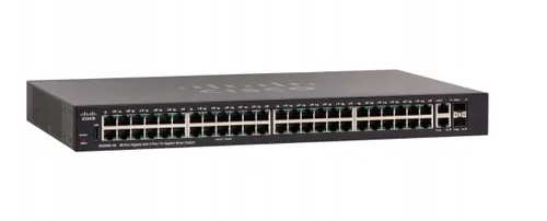 Cisco SG250X-48 | Switch | 48x 1000Mb/s, 2x 10Gb/s, 2x SFP+, Řízený Ilość portów LAN48x [10/100/1000M (RJ45)]
