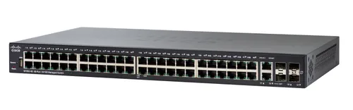 Cisco SF350-48 | Switch | 48x 100Mb/s, 2x 1Gb/s Combo + 2x SFP, gestionado Ilość portów LAN48x [10/100M (RJ45)]
