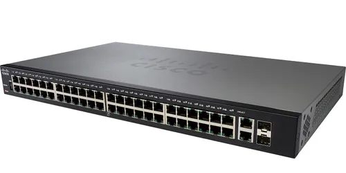Cisco SG250-50 | Switch | 48x 1000Mb/s, 2x 1Gb/s Combo, Yönetilen Ilość portów LAN48x [10/100/1000M (RJ45)]
