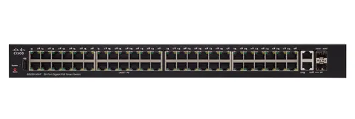 Cisco SG250-50HP | PoE-Schalter | 48x 1000Mb/s PoE/PoE+, 2x 1Gb/s Combo, PoE 192W, Verwaltet Ilość portów LAN2x [1G Combo (RJ45/SFP)]
